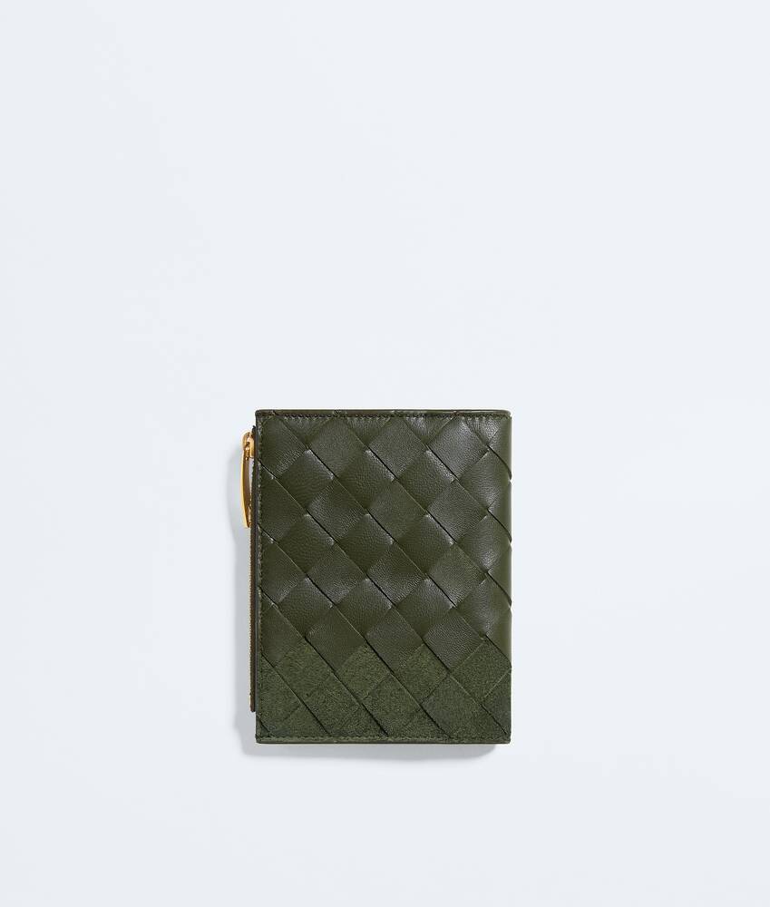 BOTTEGA VENETA 小号Intrecciato编织双折钱包
