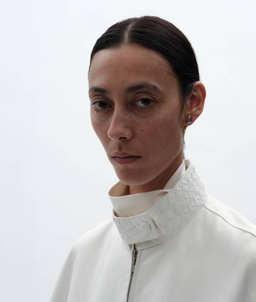 BOTTEGA VENETA Papery皮革束腰夹克