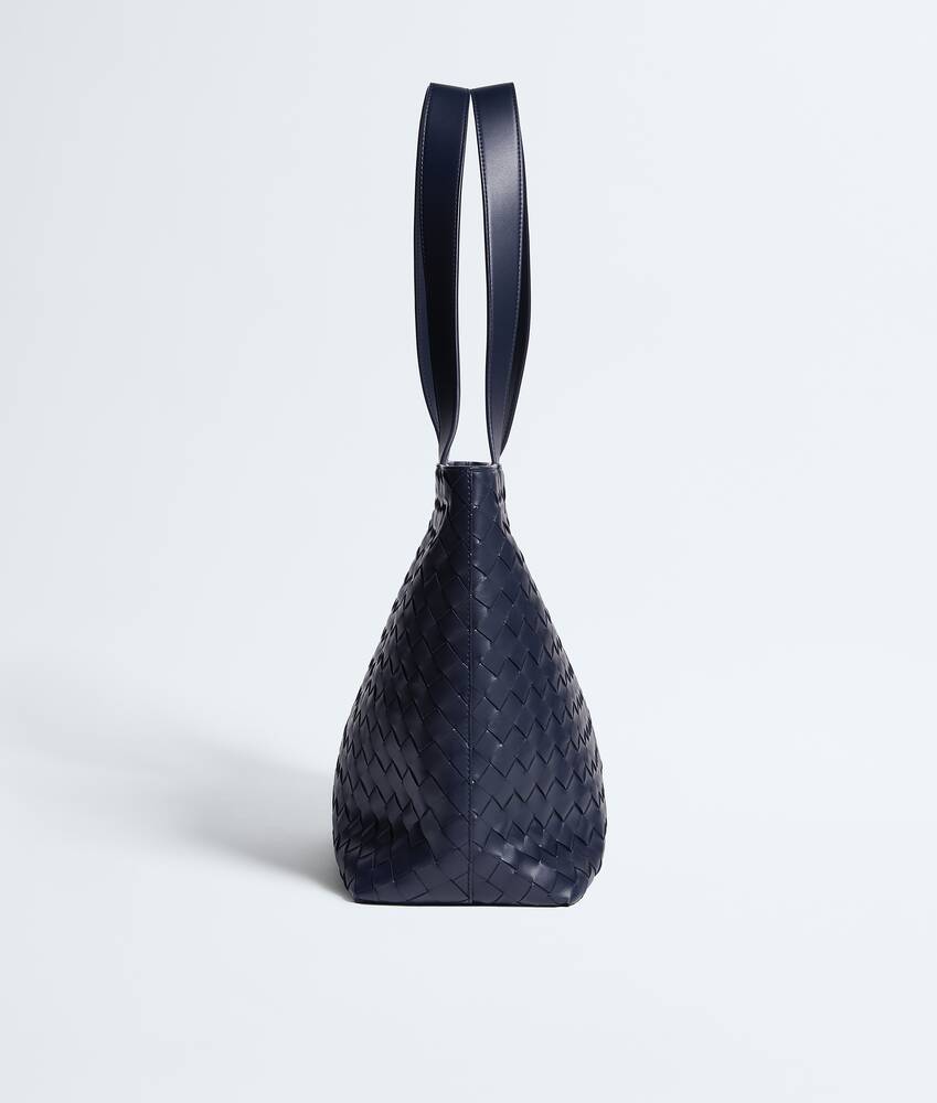 BOTTEGA VENETA 小号Intrecciato编织拉链托特手袋