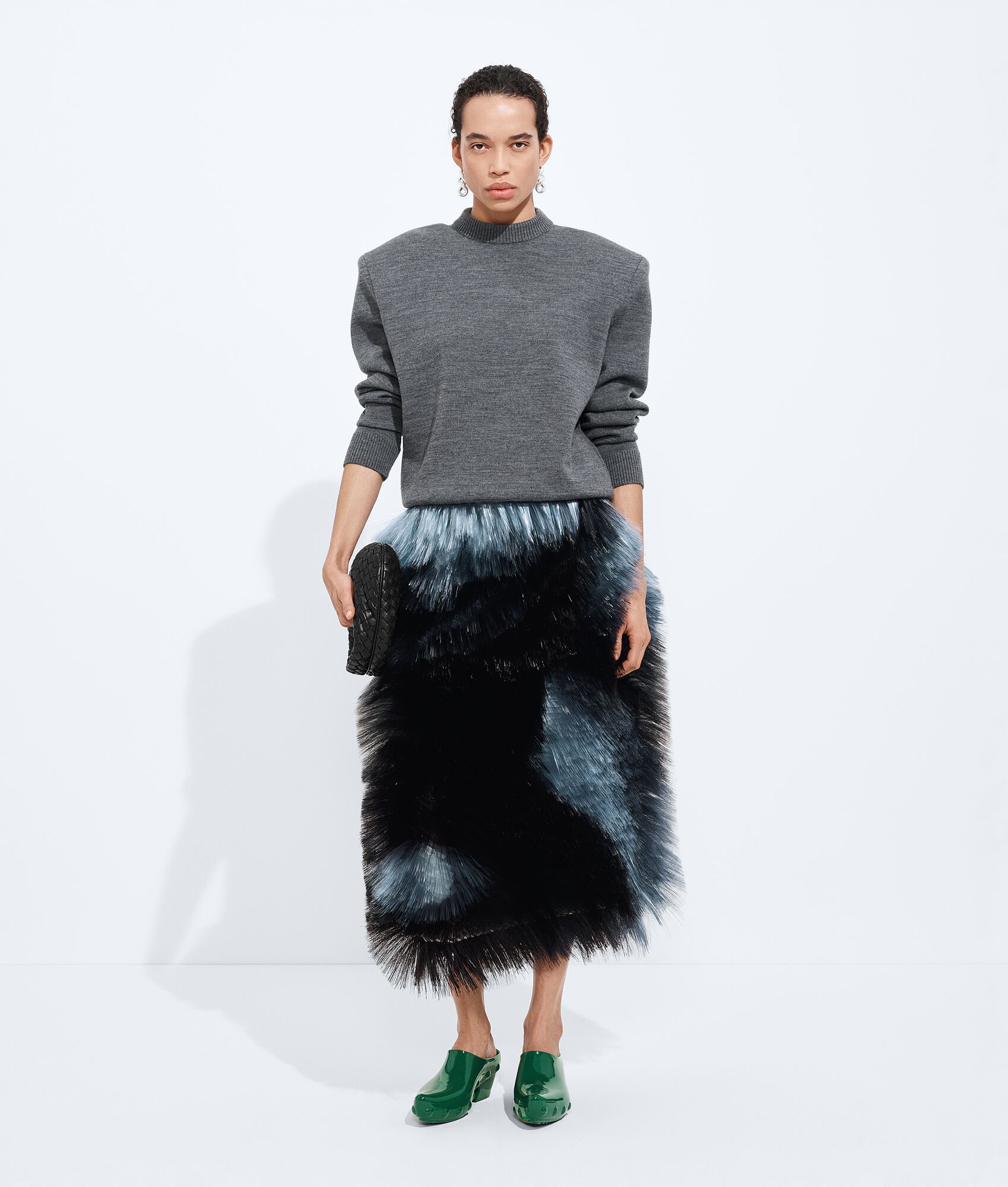 BOTTEGA VENETA 羊毛精裁针织衫