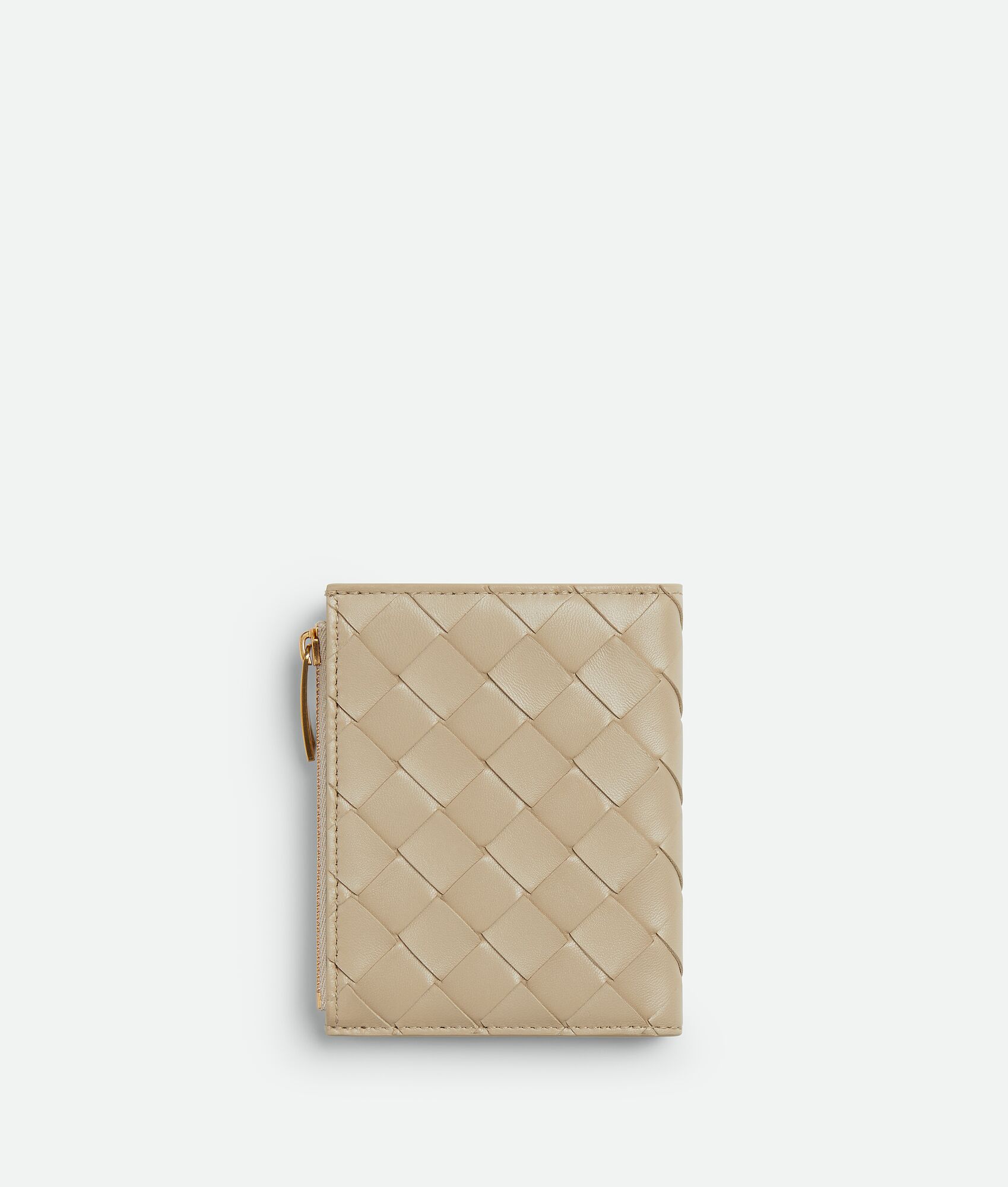 BOTTEGA VENETA Intrecciato编织小号双折钱包