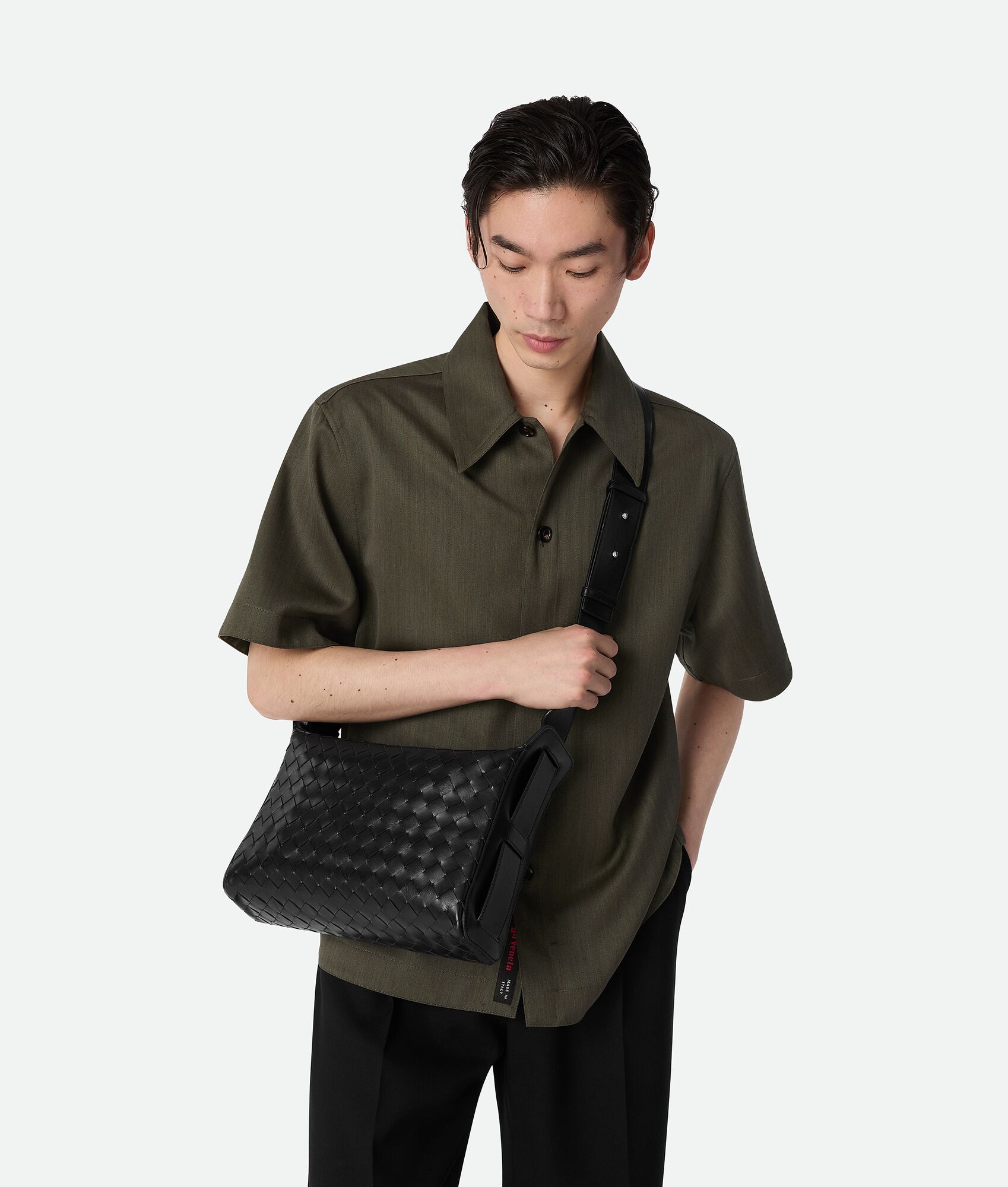 BOTTEGA VENETA Intrecciato编织Tribeca手提包