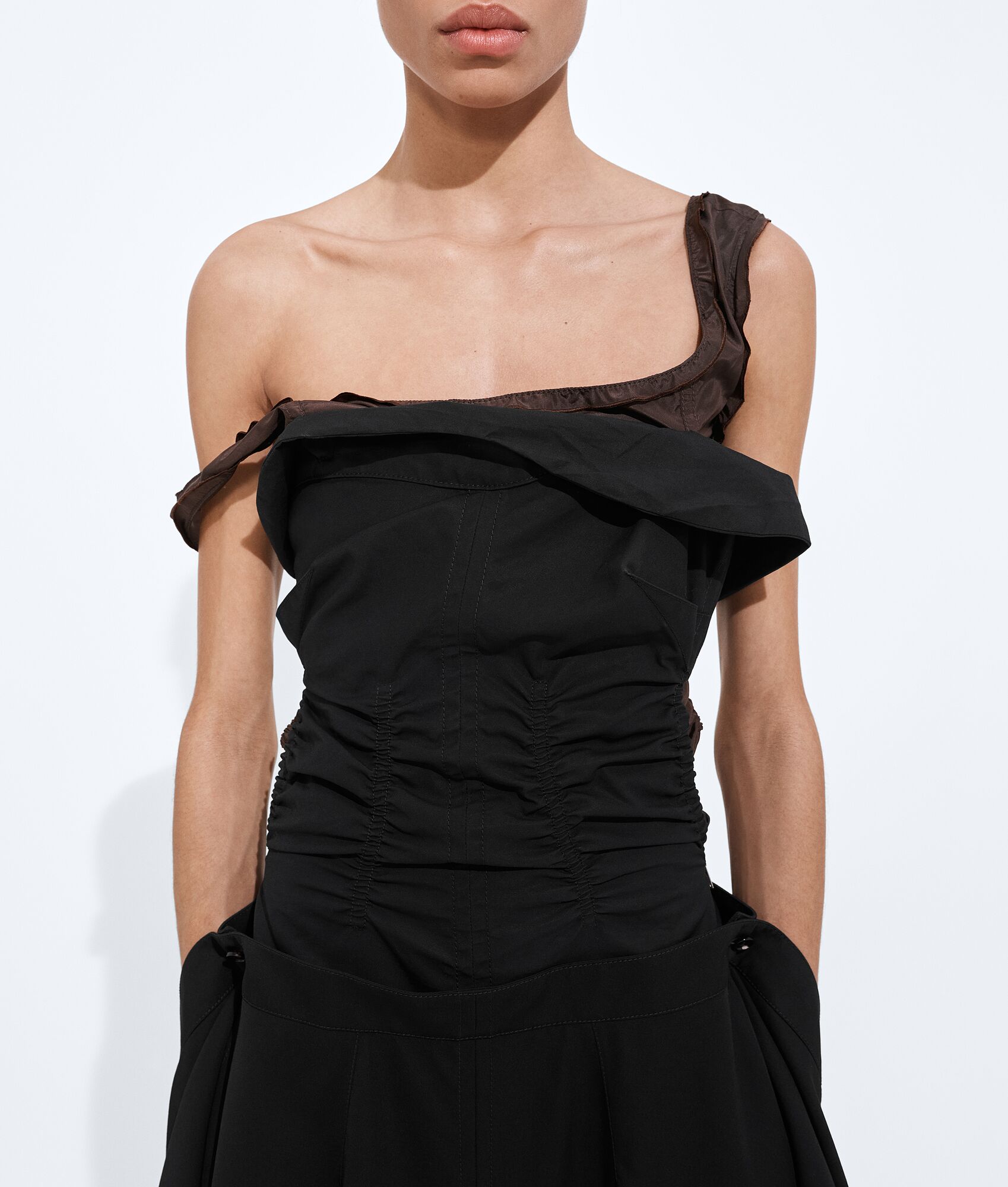 BOTTEGA VENETA 棉质欧根纱连衣裙