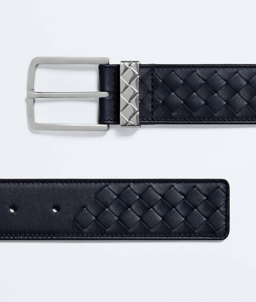 BOTTEGA VENETA Intreccio编织圆环腰带