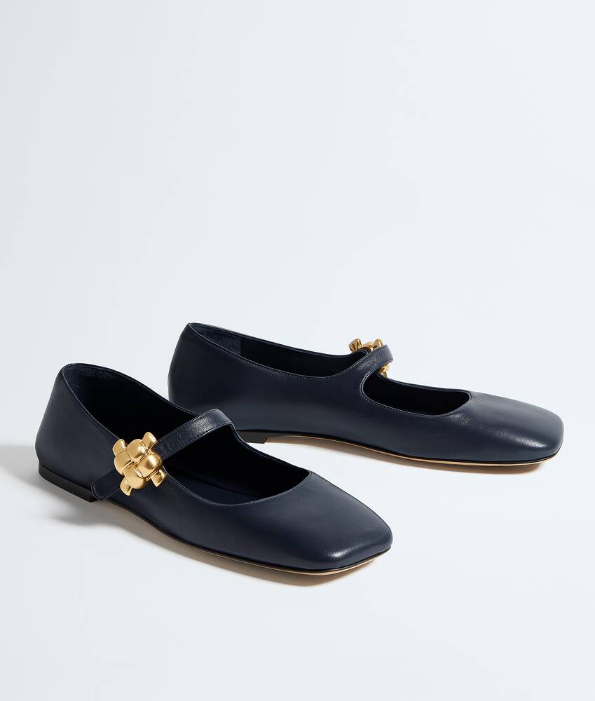 BOTTEGA VENETA 女士Charlotte玛丽珍平底芭蕾舞鞋