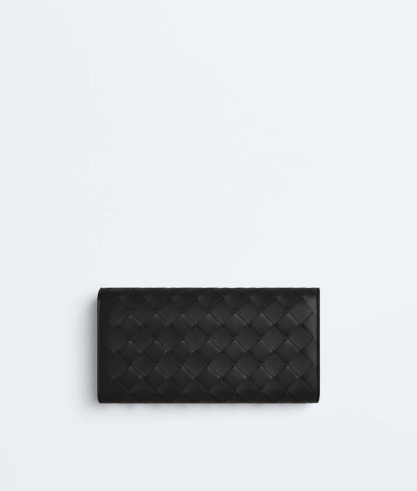 BOTTEGA VENETA 大号Intrecciato编织翻盖钱包
