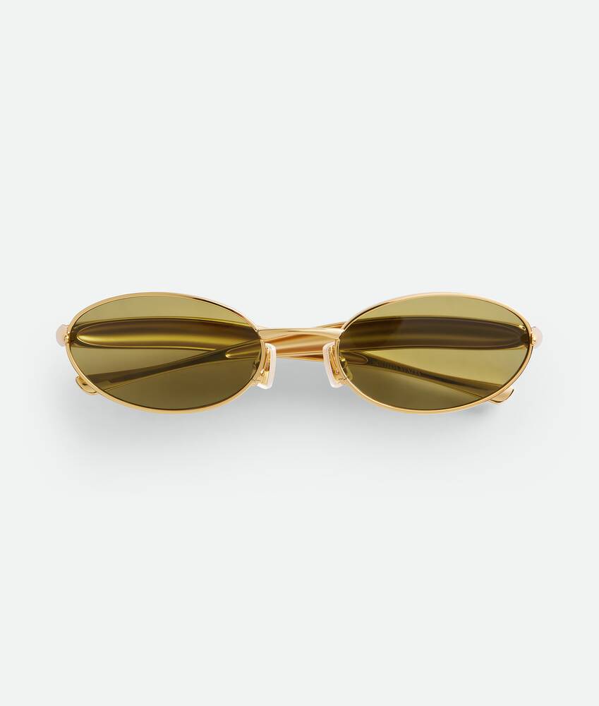 BOTTEGA VENETA Sardine椭圆形太阳眼镜