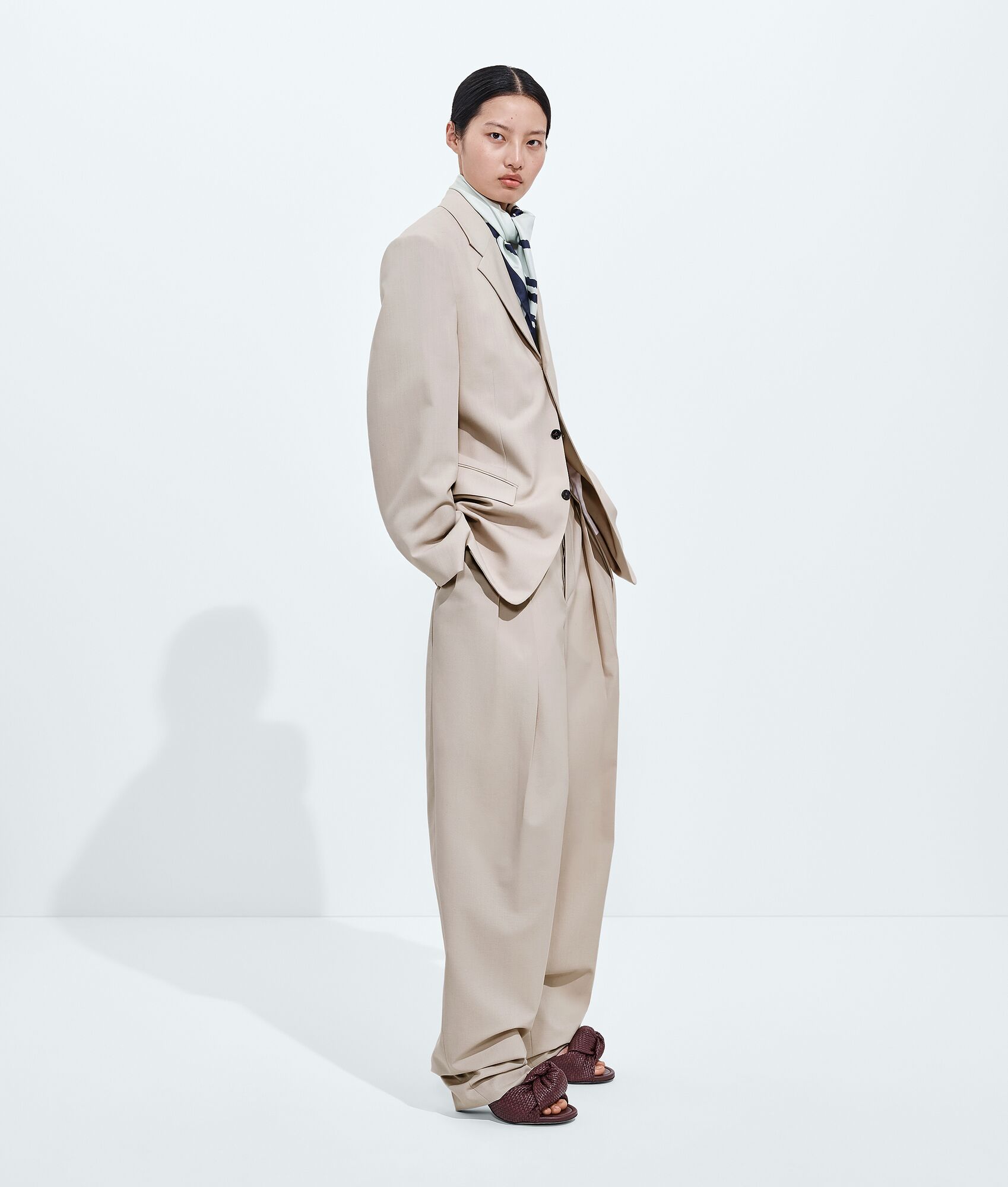 BOTTEGA VENETA 羊毛配棉质夹克