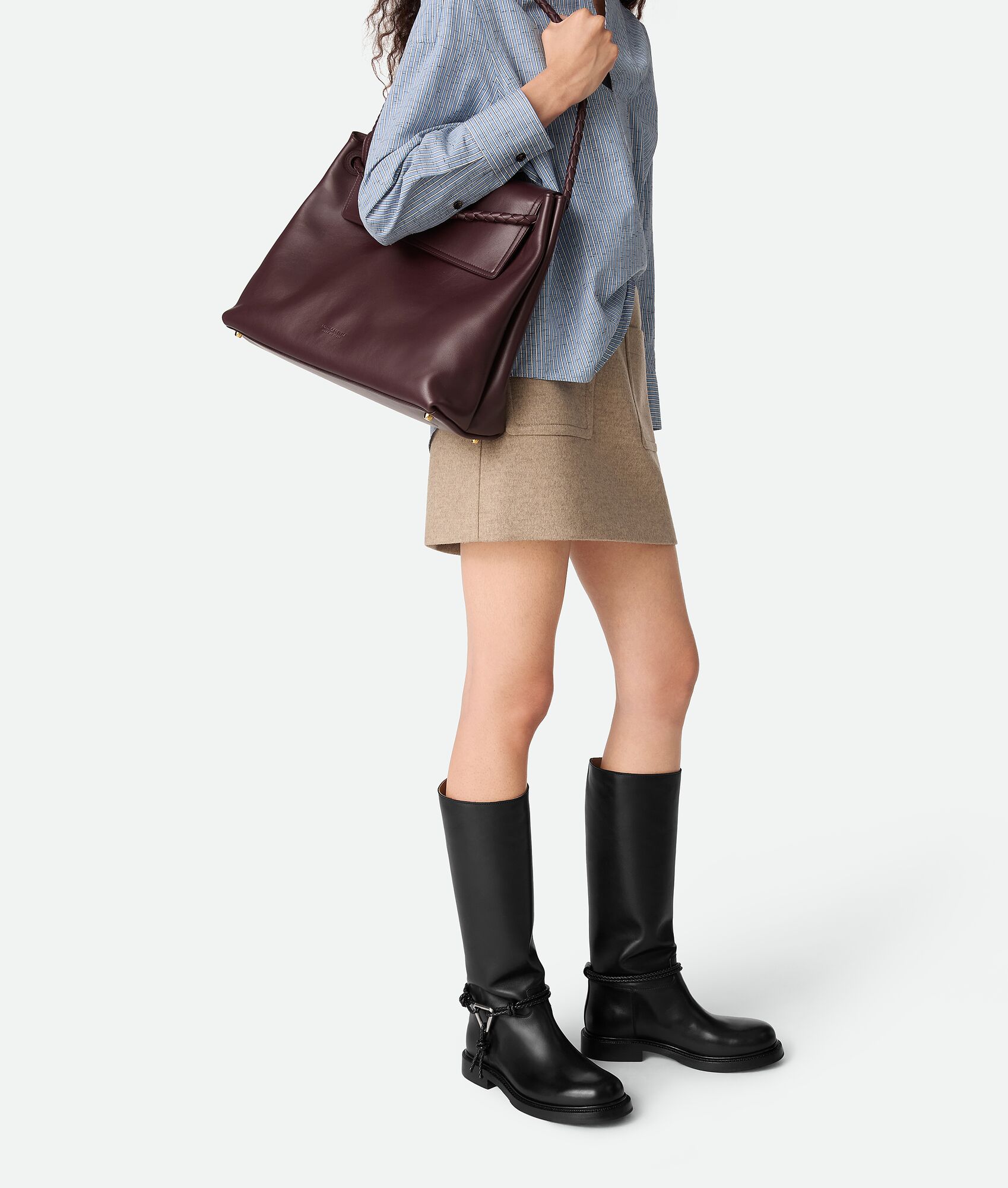 BOTTEGA VENETA 女士James及膝高筒靴