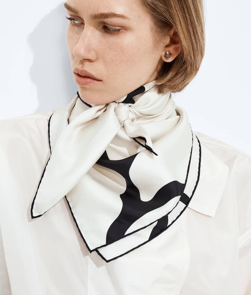 BOTTEGA VENETA 桑蚕丝斜纹方巾