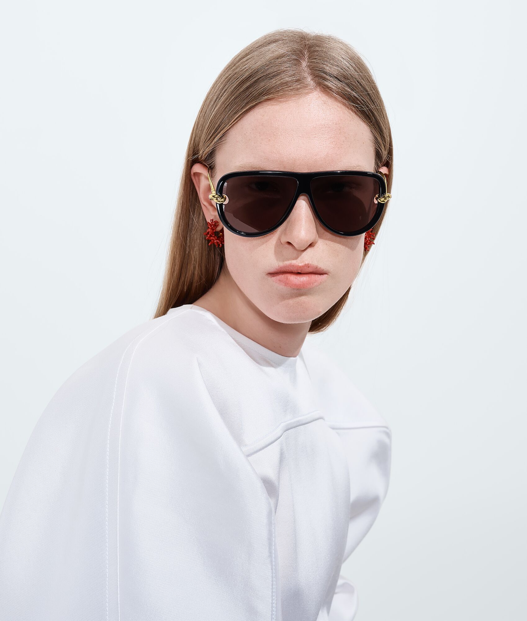 BOTTEGA VENETA Knot飞行员太阳眼镜