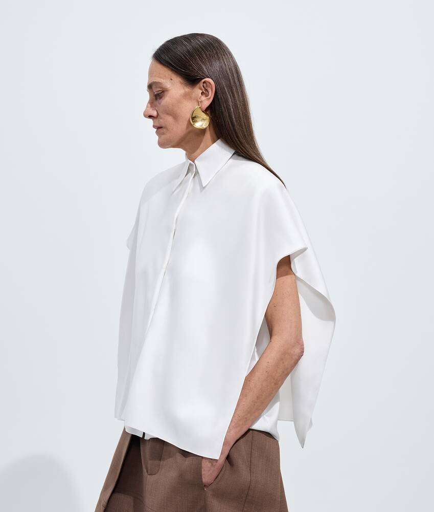BOTTEGA VENETA 桑蚕丝斜纹衬衫