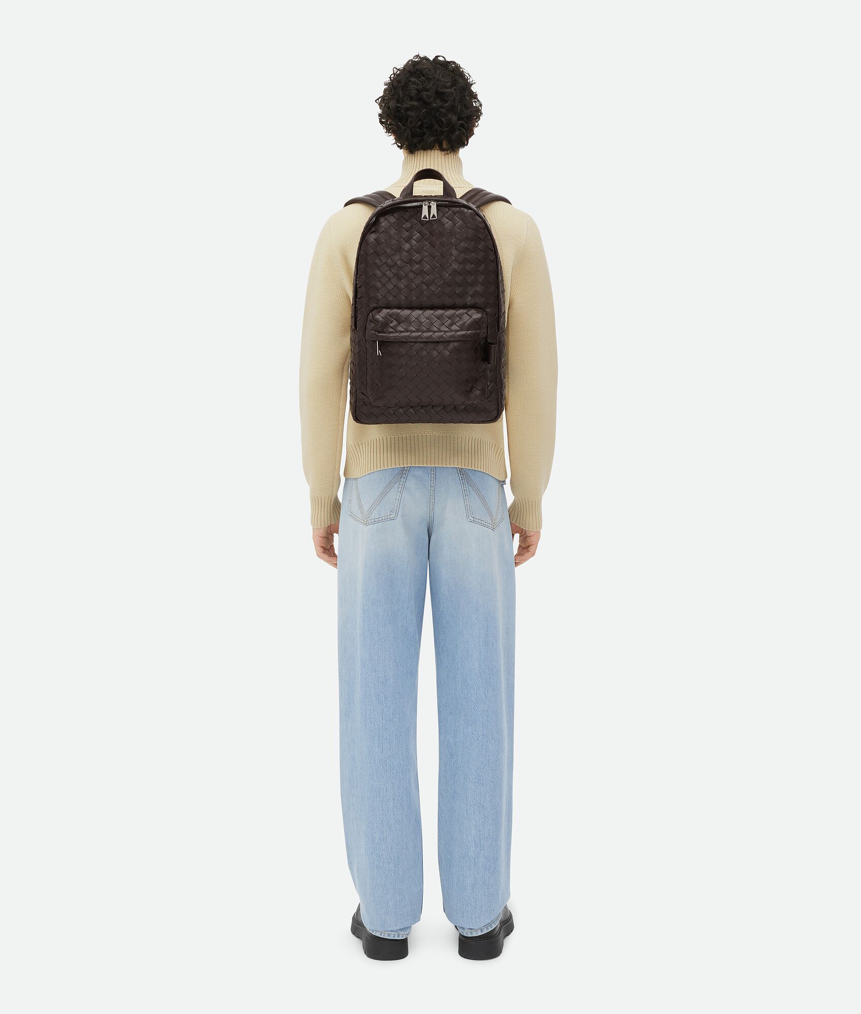 BOTTEGA VENETA 中号Intrecciato编织背包