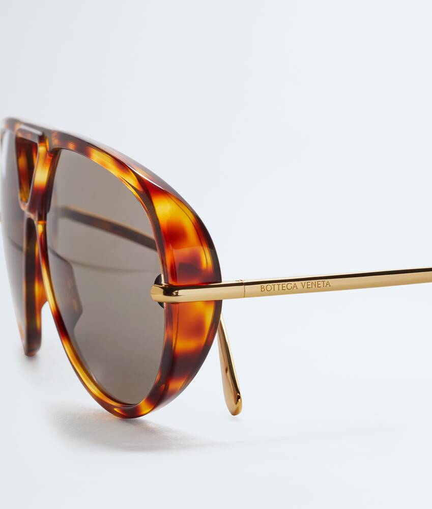 BOTTEGA VENETA Classic飞行员太阳眼镜