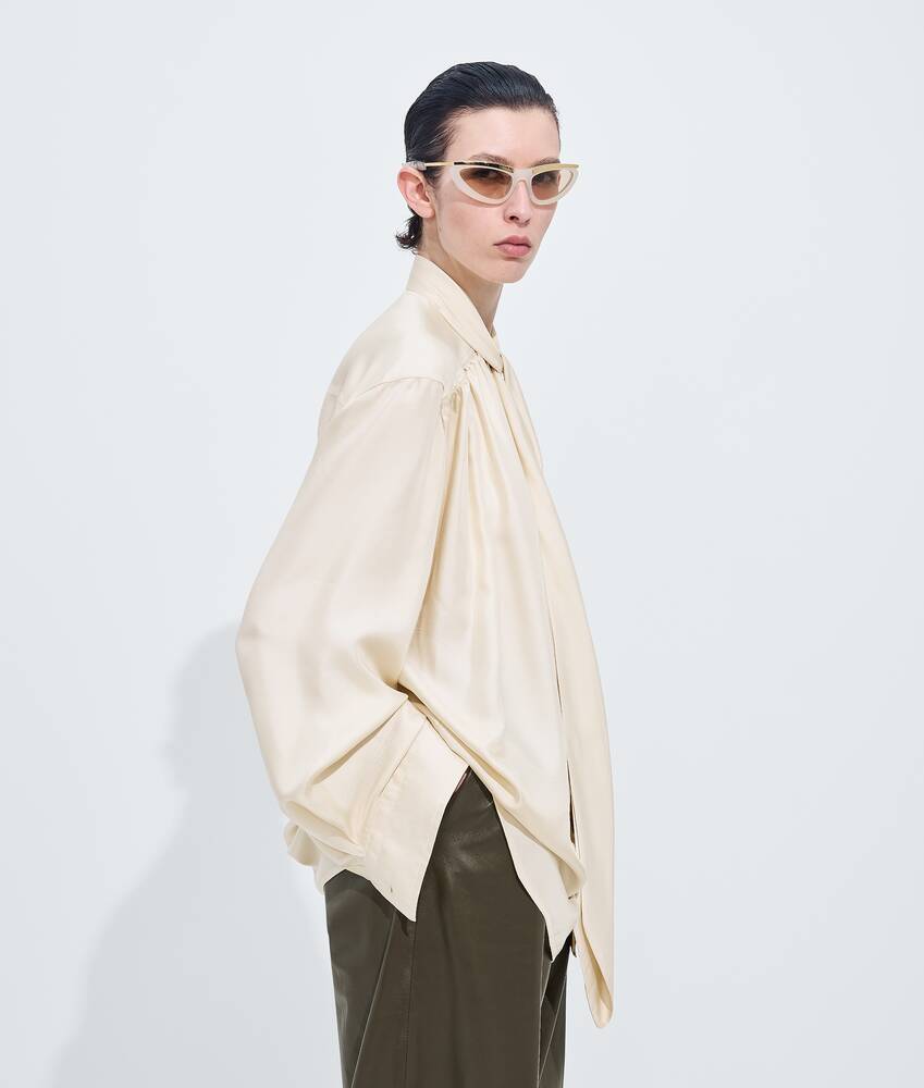 BOTTEGA VENETA 桑蚕丝斜纹衬衫