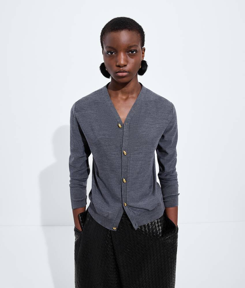 BOTTEGA VENETA 羊毛打底开衫 