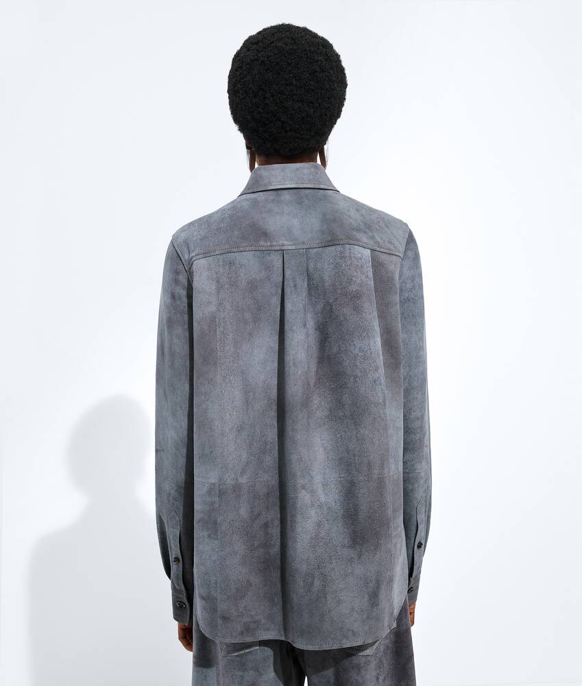BOTTEGA VENETA 雾面效果绒面革衬衫