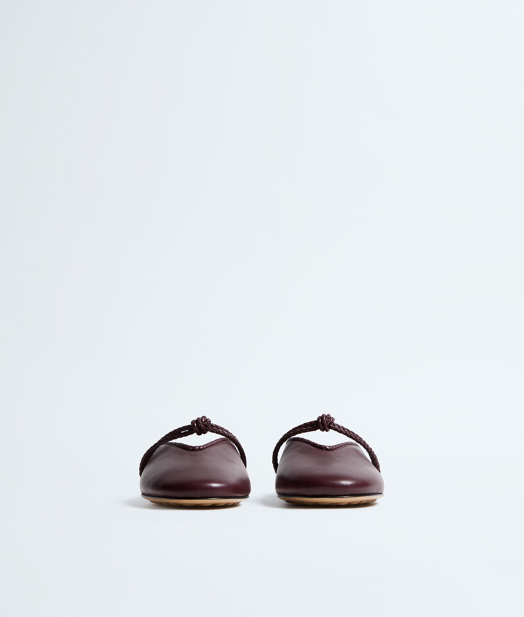 BOTTEGA VENETA 女士Rosa玛丽珍平底芭蕾舞鞋