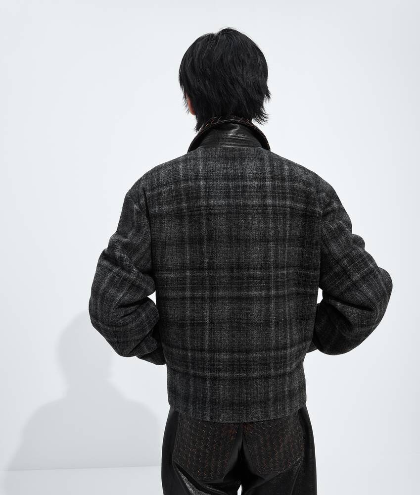 BOTTEGA VENETA 格纹羊毛夹克