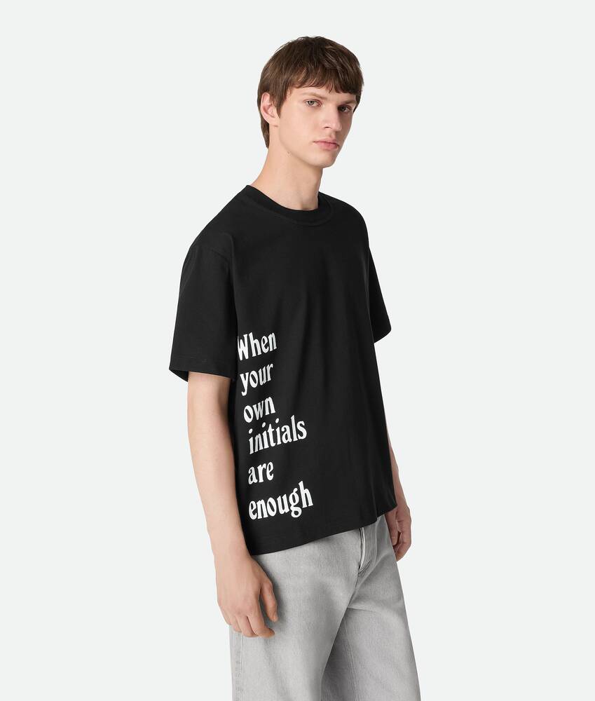 BOTTEGA VENETA 印花棉质针织T恤