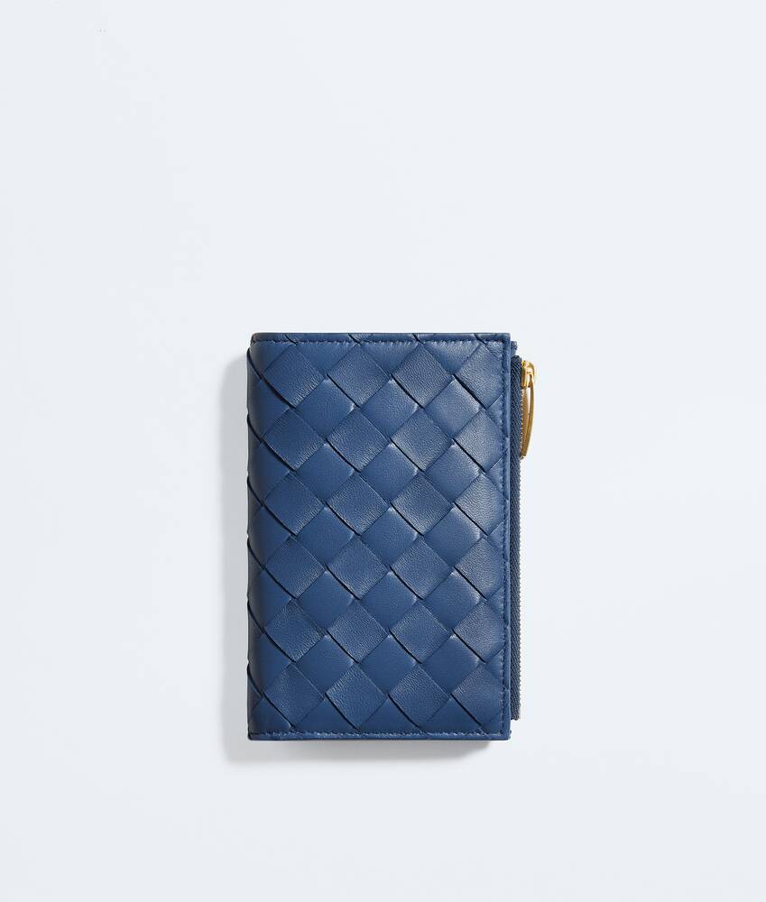 BOTTEGA VENETA 中号Intrecciato编织双折钱包