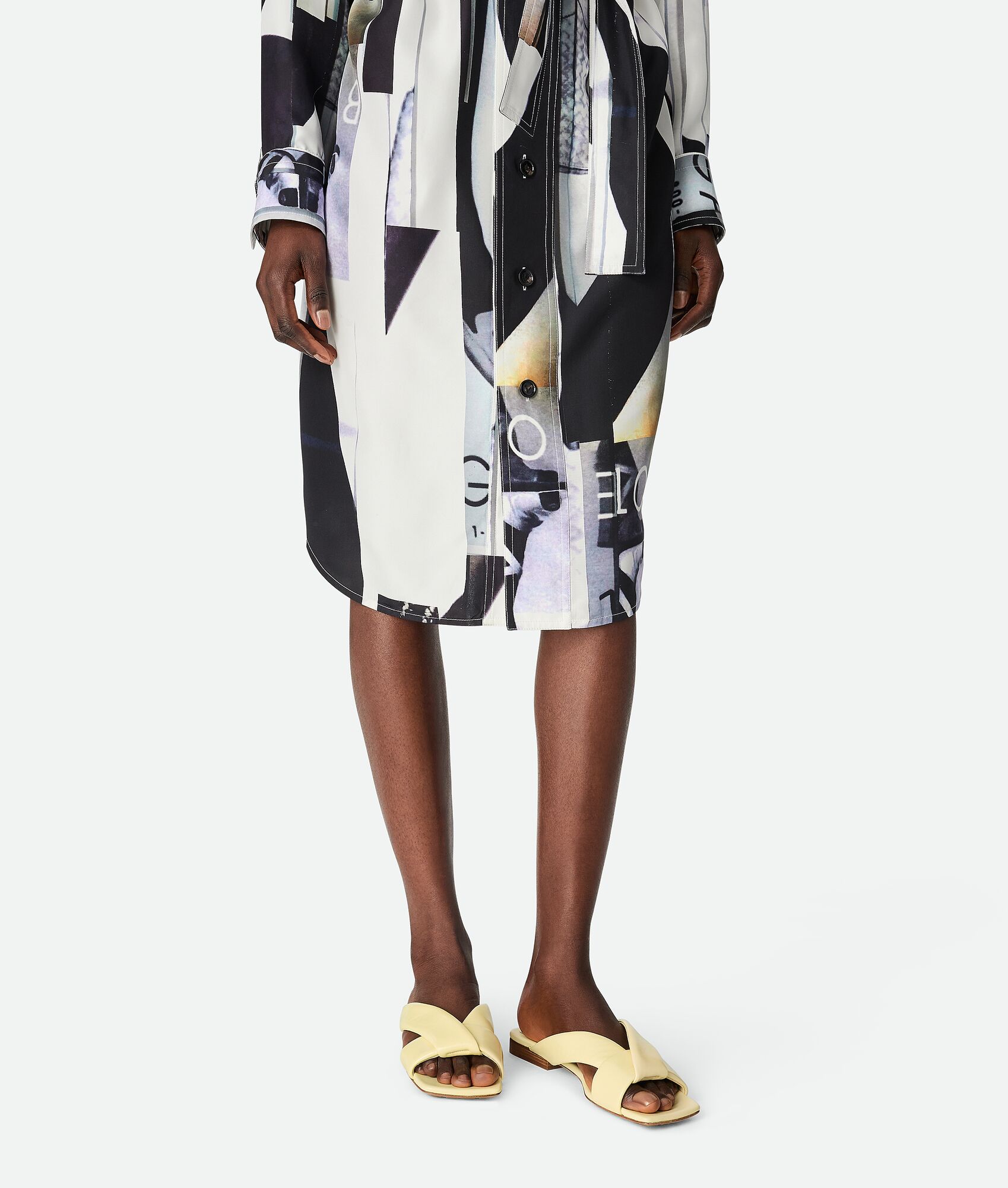 BOTTEGA VENETA 女士Riva平底穆勒鞋