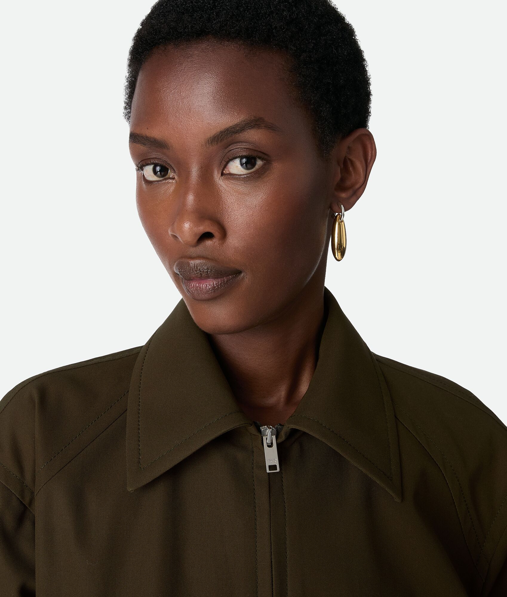 BOTTEGA VENETA 棉质斜纹束腰夹克