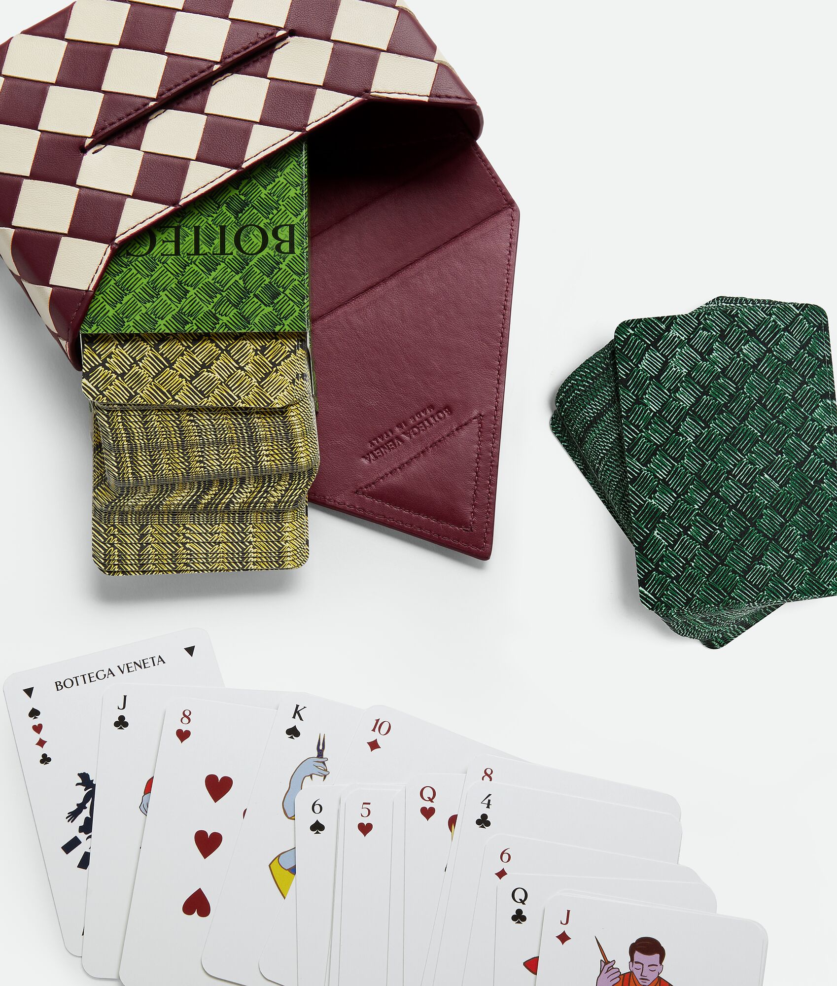 BOTTEGA VENETA Intrecciato编织扑克牌套装