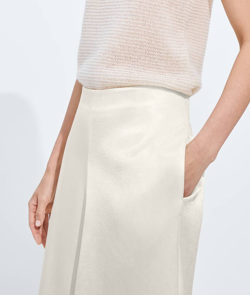 BOTTEGA VENETA 亮面铜氨纤维半身裙