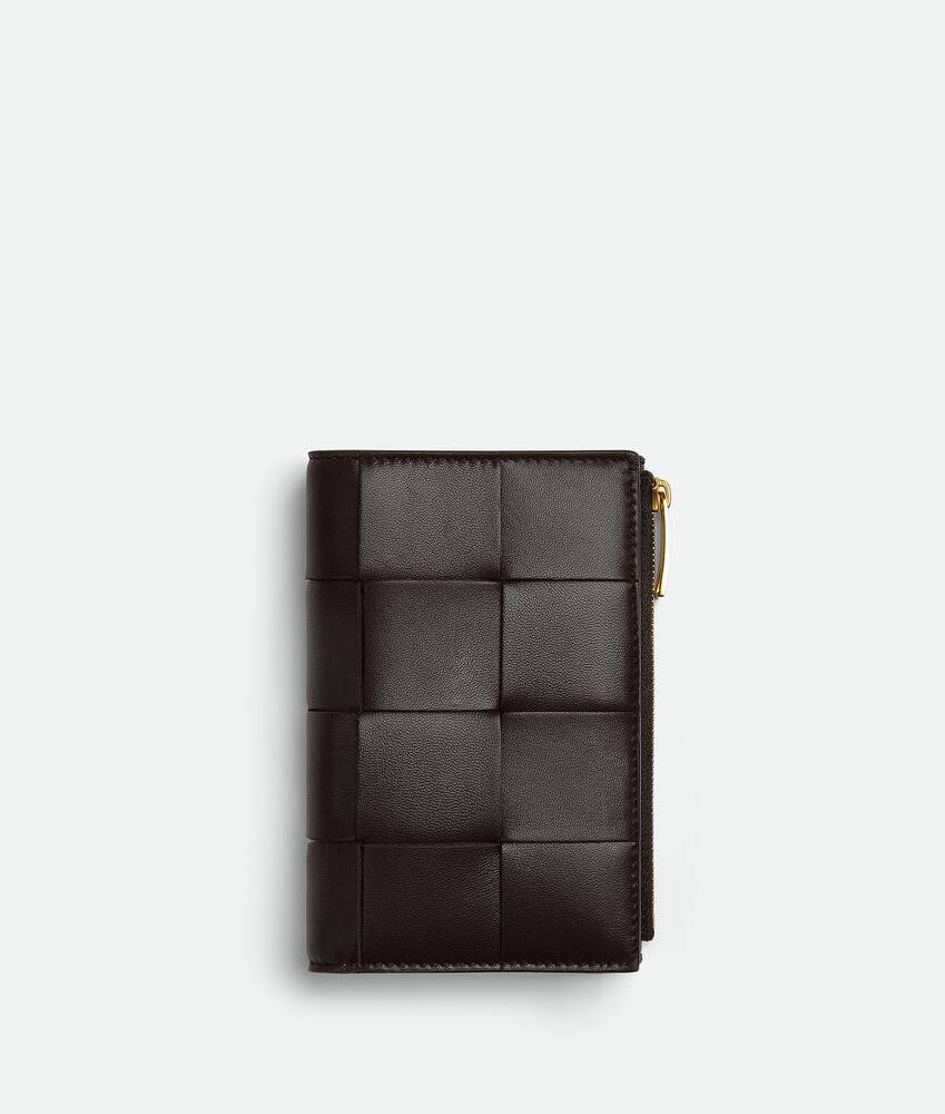 BOTTEGA VENETA Cassette中号双折拉链钱包