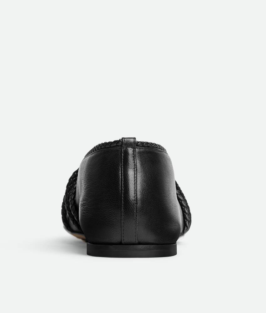 BOTTEGA VENETA 女士Rosa玛丽珍平底芭蕾舞鞋
