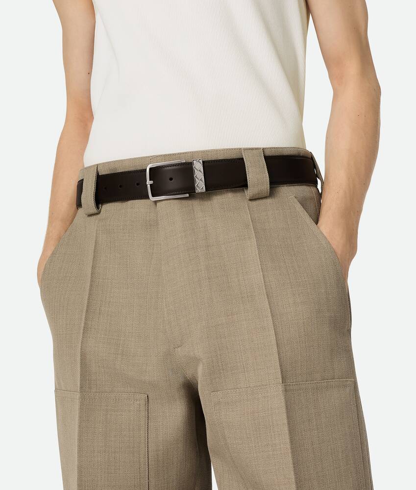 BOTTEGA VENETA Intreccio Loop编织圆环腰带