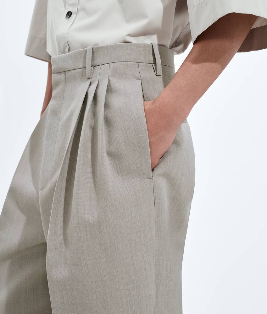 BOTTEGA VENETA 羊毛混色长裤