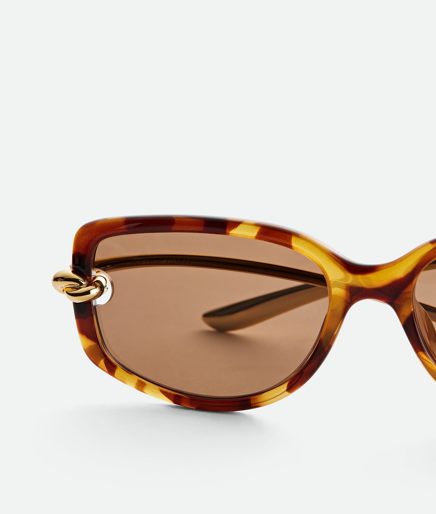 BOTTEGA VENETA Knot长方形太阳眼镜