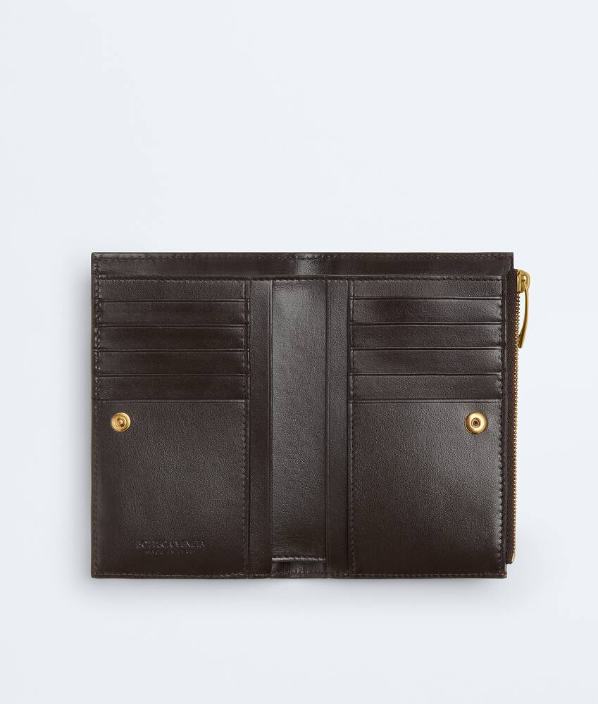 BOTTEGA VENETA 中号Intrecciato编织双折钱包