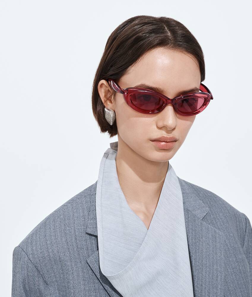 BOTTEGA VENETA Sardine椭圆形太阳眼镜