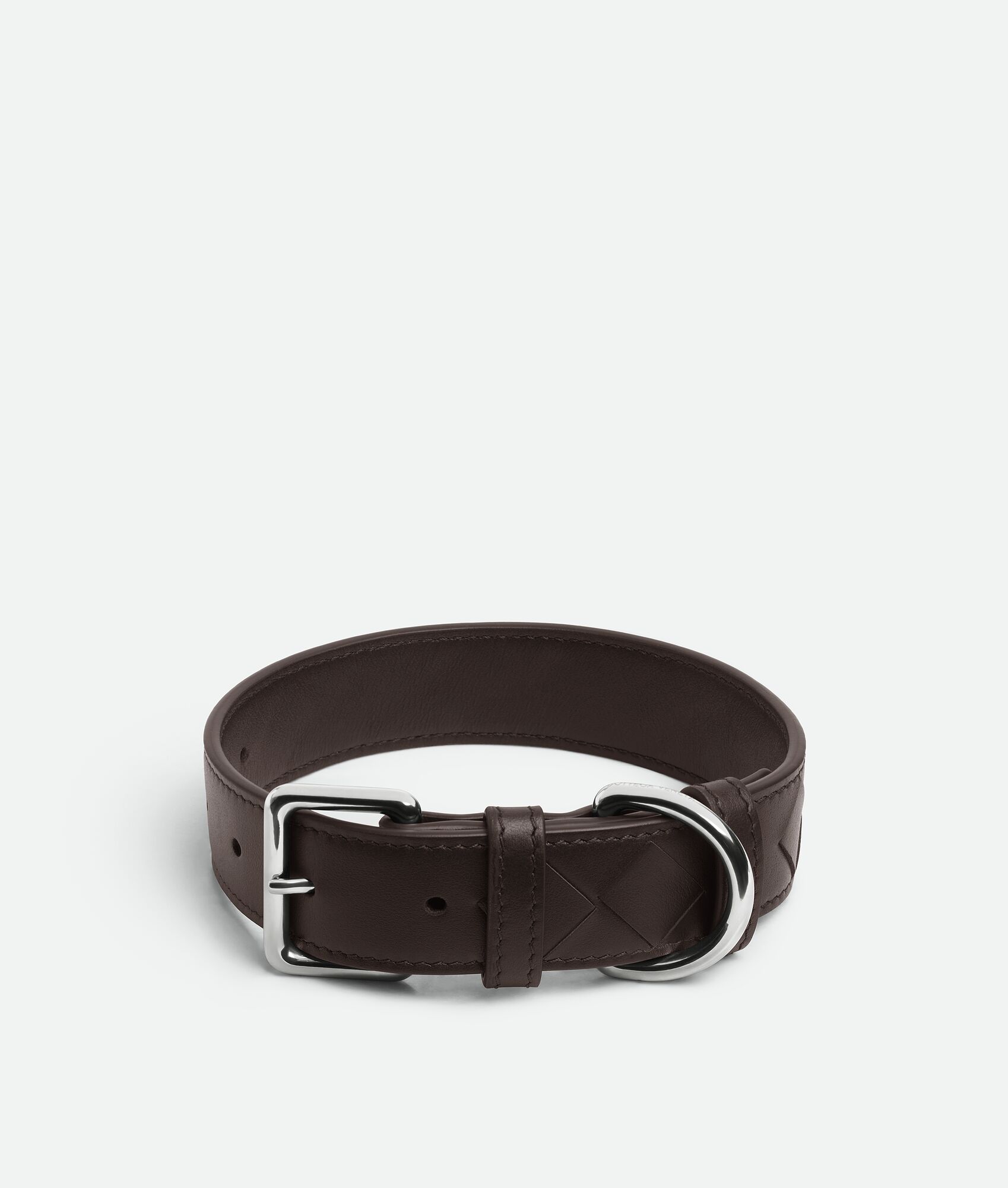 BOTTEGA VENETA 中号Intrecciato编织宠物狗项圈