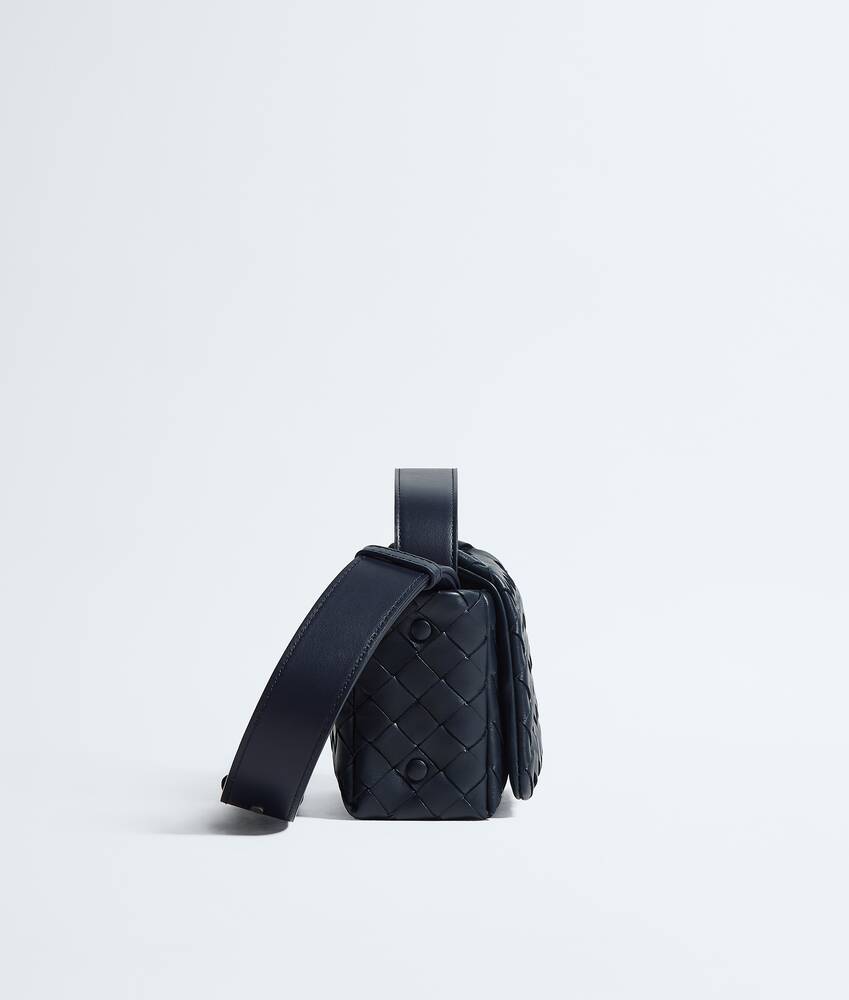 BOTTEGA VENETA 迷你Intrecciato编织翻盖手袋