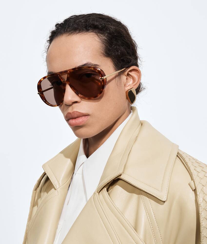 BOTTEGA VENETA Classic飞行员太阳眼镜