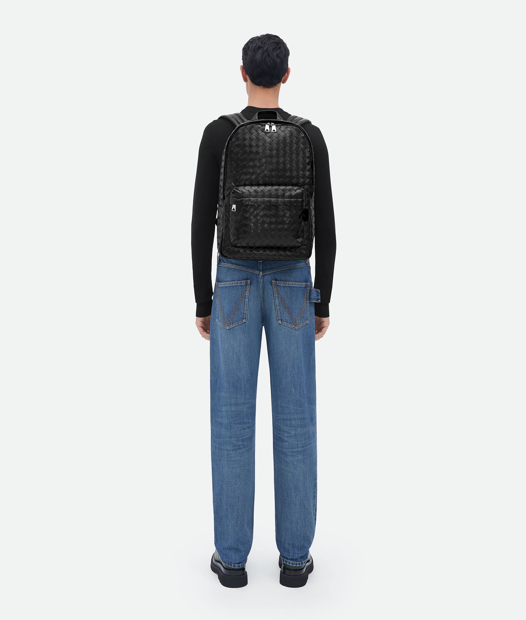 BOTTEGA VENETA 中号Intrecciato编织背包