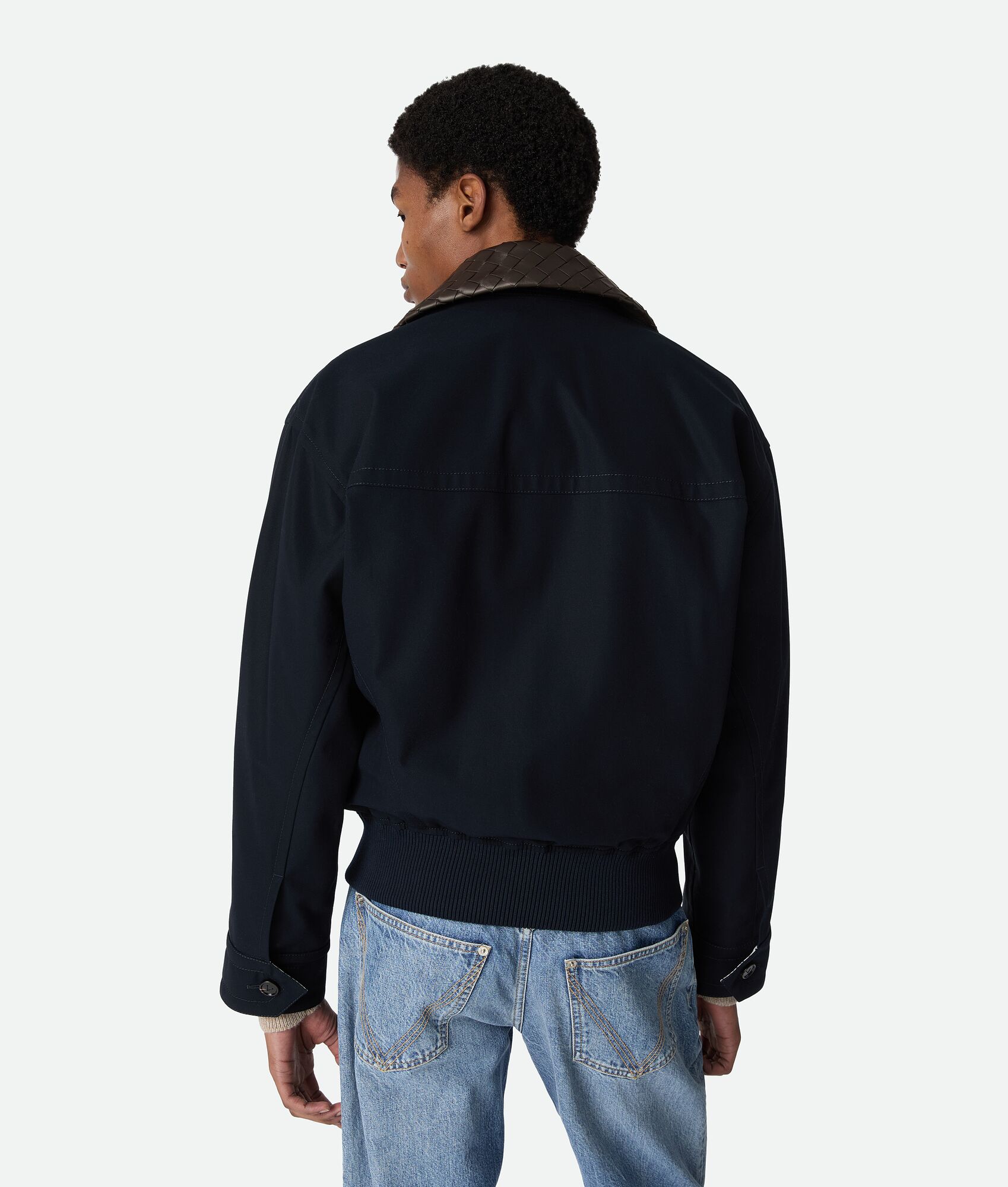 BOTTEGA VENETA 棉质斜纹束腰夹克