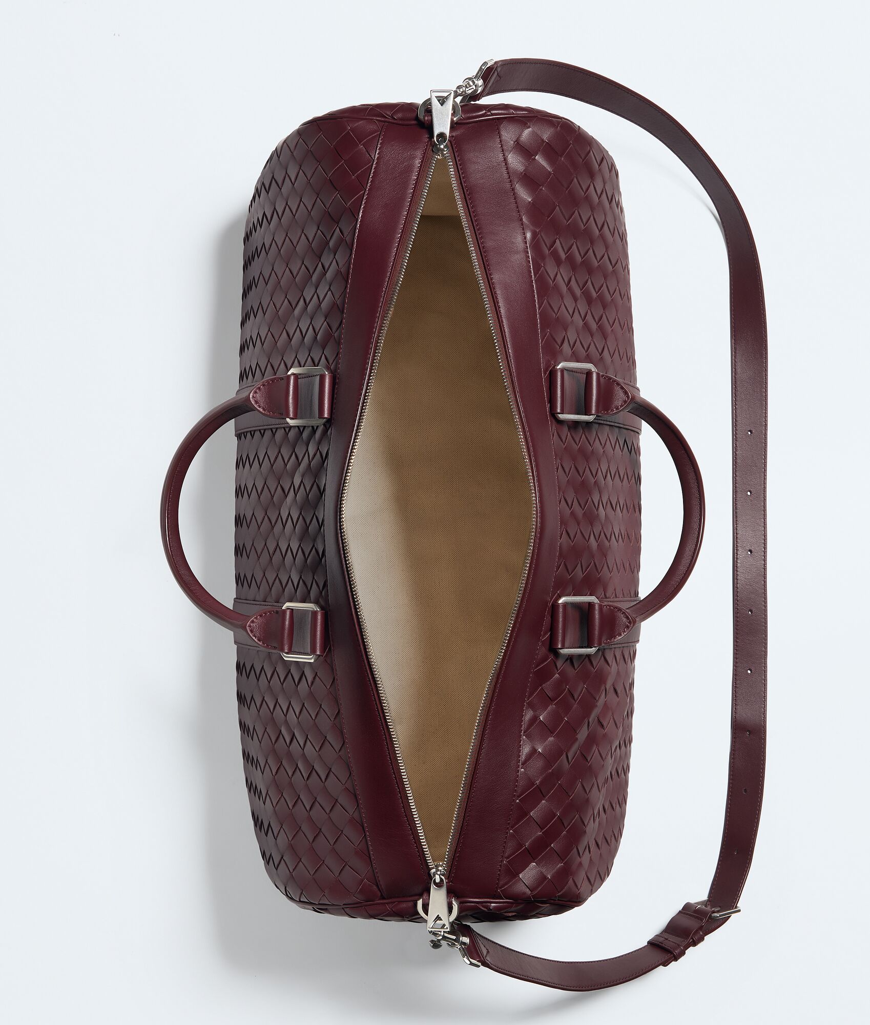 BOTTEGA VENETA Intrecciato编织登机旅行包