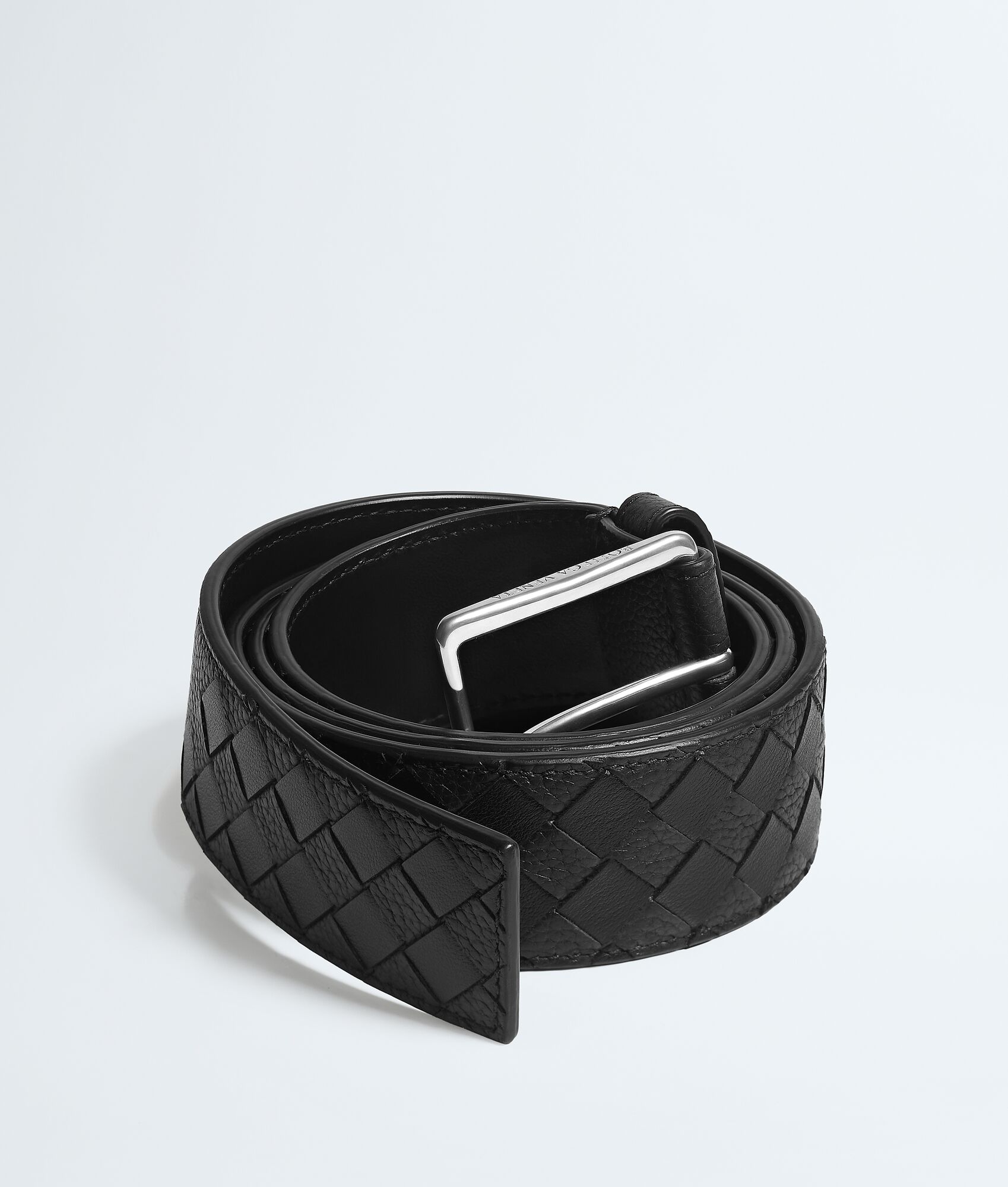 BOTTEGA VENETA Intrecciato编织Taurillon腰带