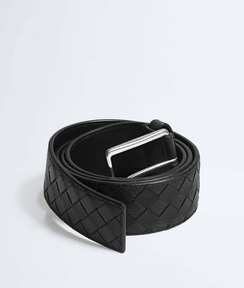 BOTTEGA VENETA Intrecciato编织Taurillon腰带