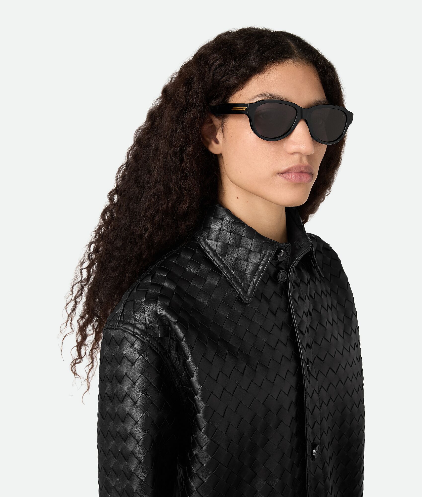 BOTTEGA VENETA Classic飞行员太阳眼镜