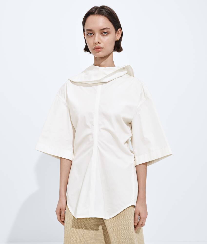 BOTTEGA VENETA 紧致棉布上衣
