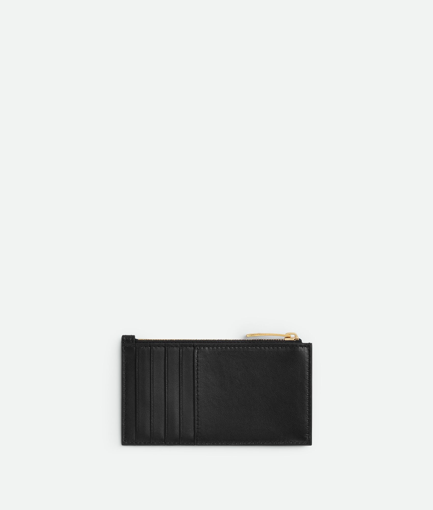 BOTTEGA VENETA Intrecciato 15编织薄拉链卡包5卡位