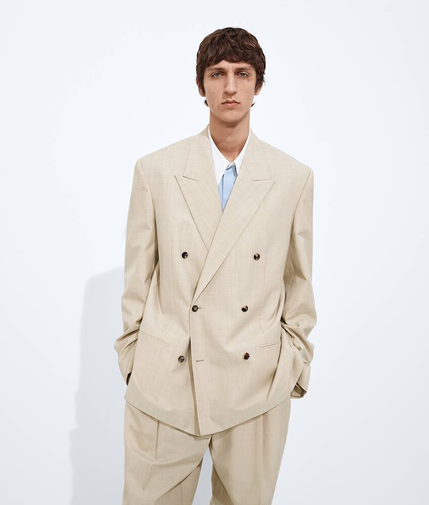 BOTTEGA VENETA 轻盈羊毛配棉质夹克