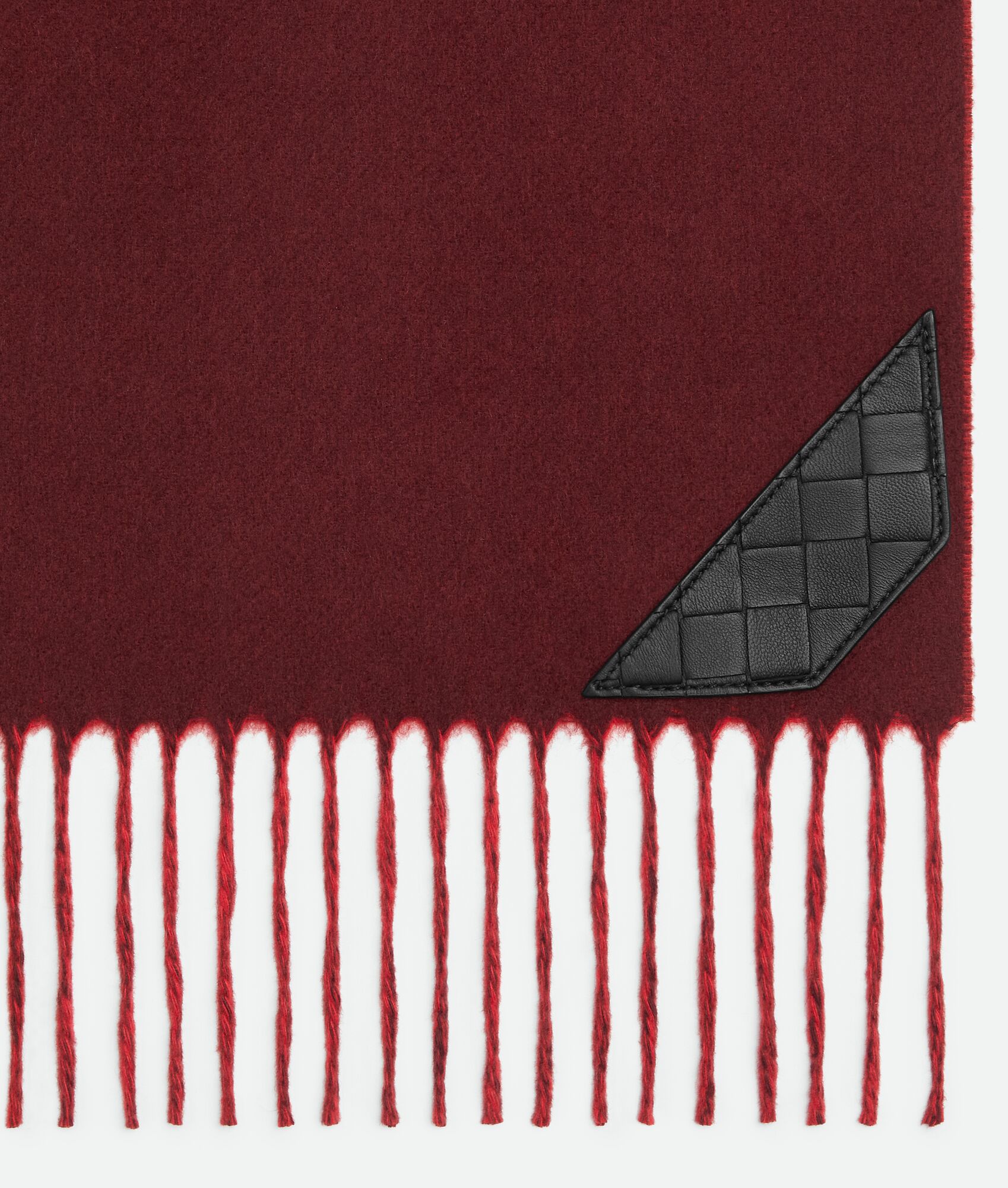 BOTTEGA VENETA 双色山羊绒围巾