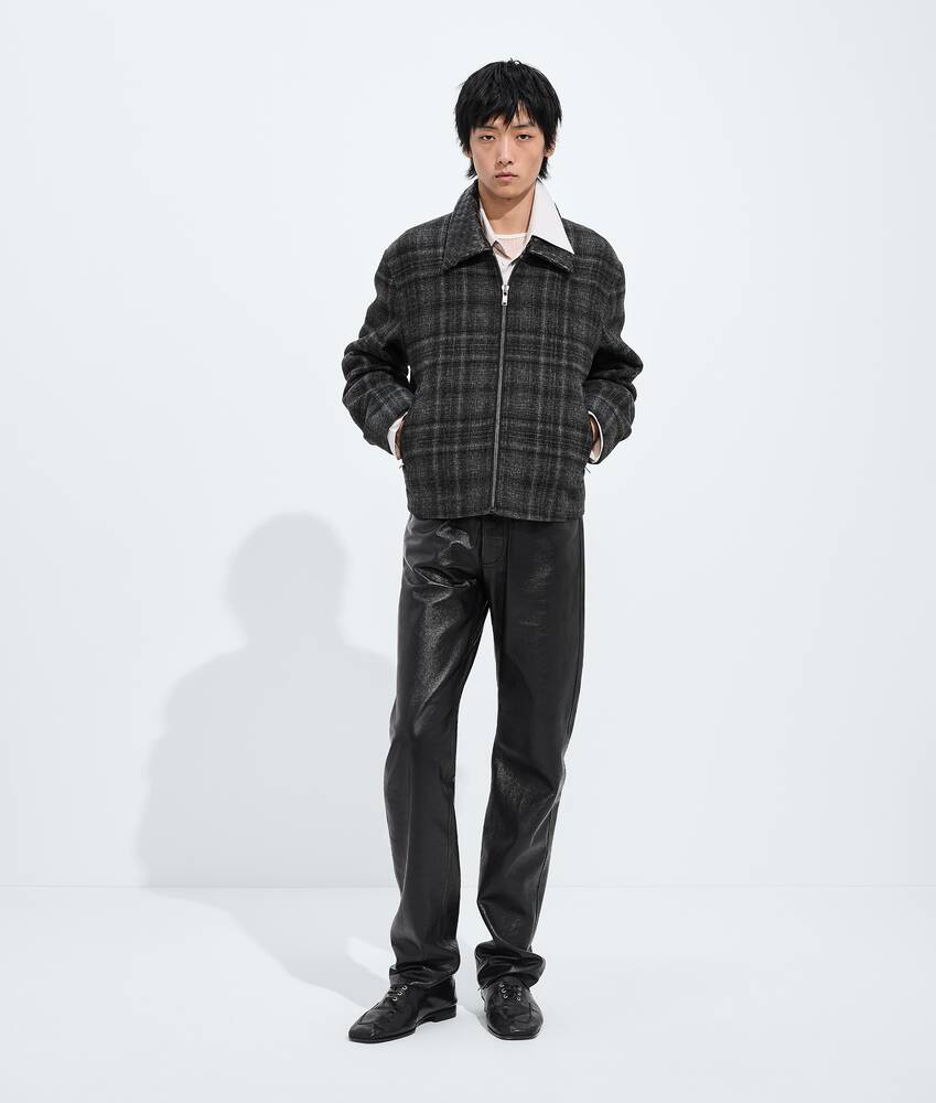 BOTTEGA VENETA 格纹羊毛夹克